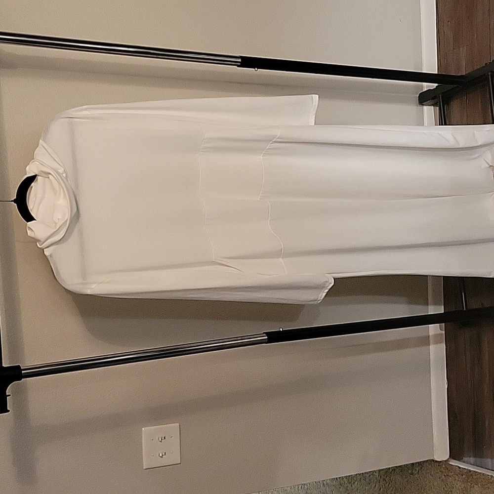 White dress 4XL Designer unknown